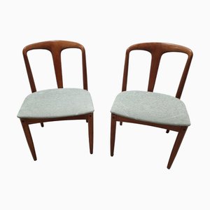 Set of Modern Teak Juliane Dining Chairs attributed to J. Andersen