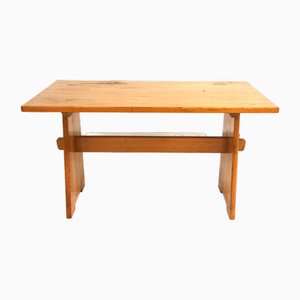 Scandinavian Pine Dining Table by Göran Malmvall, 1950