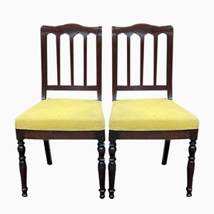 French Chairs in Mahogany, Set of 2