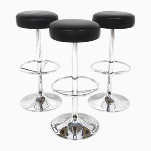 Tabourets Vintage par Börje Johanson pour Markaryd, 1970, Set de 3