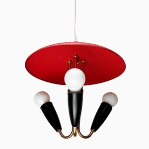 Mid-Century Pendant Lamp in the style of Stilnovo, 1960s