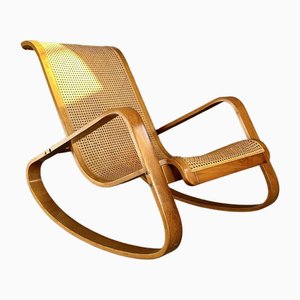 Italian Model Wo Rocking Chair by Luigi Crassevig, 1970s