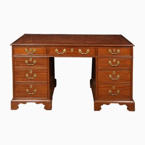 Vintage Mahogany Partners Desk