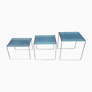 Marcel T Nesting Side Table by Kazuhide Takahama for Simon Gavina 1970s, Set of 3