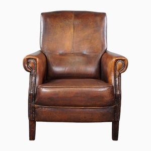 Fauteuil en Cuir avec Dossier Haut