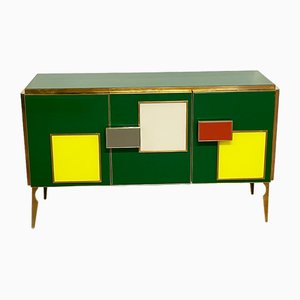 Sideboard with Three Glass Doors