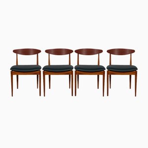 Mid-Century Dining Chairs in Teak by Ib Kofod-Larsen for G-Plan, 1960s, Set of 4