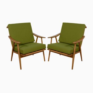 Fauteuils Mid-Century de Ton, 1960s, Set de 2