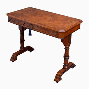 Antique Pollard Oak Side Table, 1870s