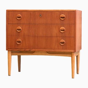 Danish Chest of Drawers in Teak and Oak, 1960s