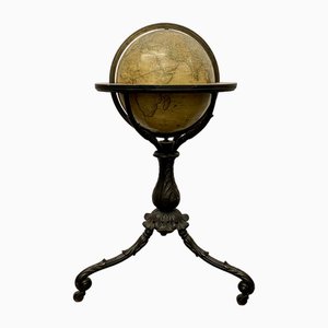 Globe terrestre par Josiah Loring, 1841