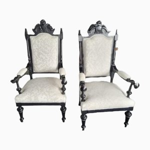 Alfonsina Spanish Armchairs, Set of 2