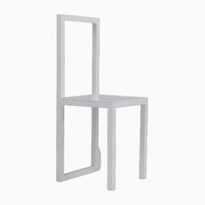 Postmoderner Beistellstuhl aus Metall von Robert Wilson