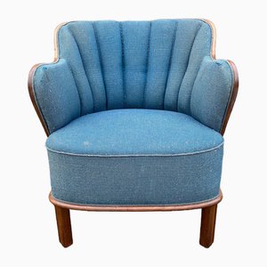Danish Art Deco Lounge Chair, 1940s