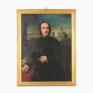 Retrato de Prelado, Pintura al óleo sobre lienzo, Enmarcado