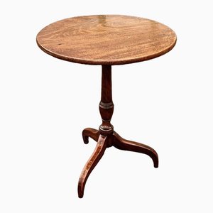 Georgian Mahogany Tilt Top Wine Table