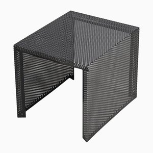 Perforated Metal Side Table, the Netherlands, 1980s