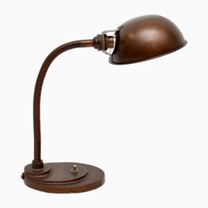 Lámpara de escritorio Art Déco de cobre, años 30