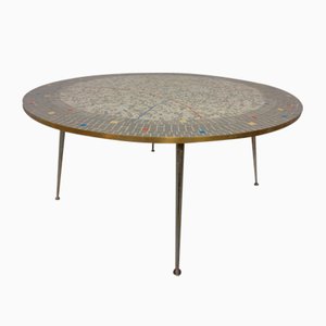 Large Ceramic Mosaic Coffee Table by Berthold Müller, Germany, 1950s