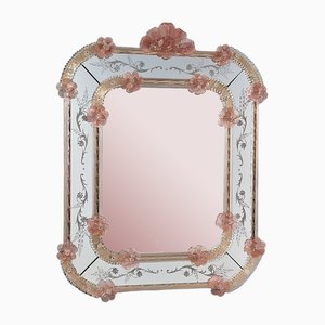 Espejo Ca 'Max de cristal de Murano de estilo veneciano de Fratelli Tosi