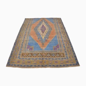 Tapis Oushak Pastel Anatolian, 1960s