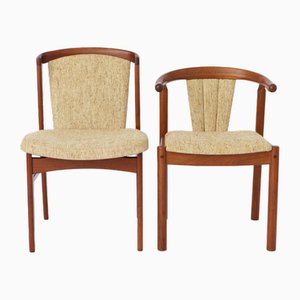 Dänische Teak Stühle, 1960er, 2er Set