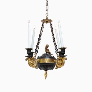 Lámpara de araña sueca Imperio, siglo XIX