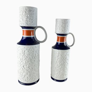 Biscuit Porcelain Vases from Königliche Porzellan-Manufaktur (KPM), Germany, 1960s, Set of 2