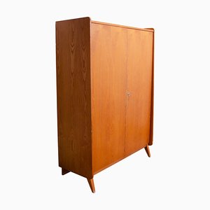 Beechwood Wardrobe by František Jirák for Tatra Furniture, 1960s