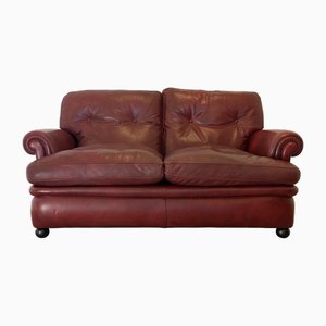 Leather Sofa from Poltrona Frau, 1980s