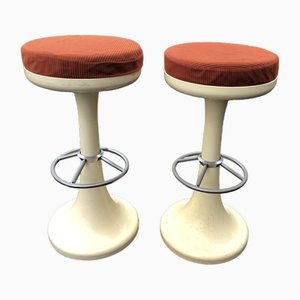 Tabourets de Bar en Plastique de Stukenbröker, 1970s, Set de 2