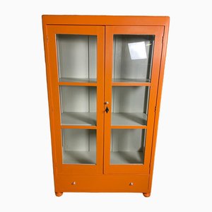 Vintage Spruce Showcase Cabinet