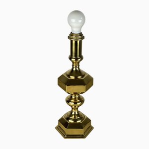 Table Lamp in Brass, Italy, 1980s