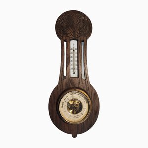 Pre-War Wooden Barometer, 1890s