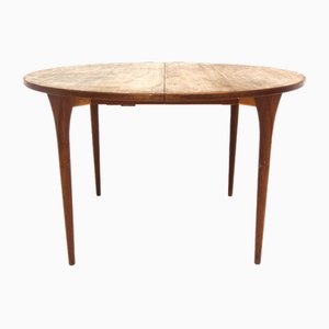 Mesa de comedor Vindö de nogal de Svante Skogh para Seffle Möbelfabrik, Suecia, años 60