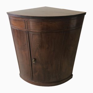 Biedermeier Corner Cabinet in Mahogany, 1840