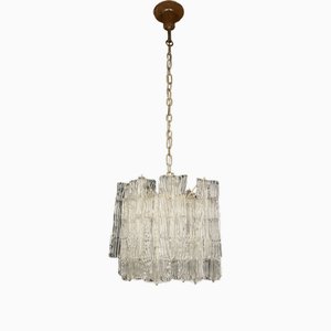 Mid-Century Murano Glass Chandelier Eliche by Venini, Italy, 1960s