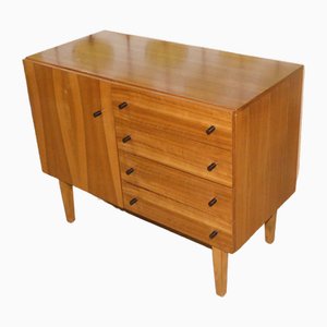 Small Vintage Chest of Drawers in Walnut, 1960s