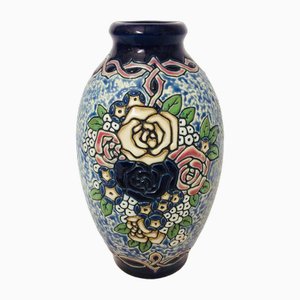 Art Deco Vase aus Keramik, 1920er