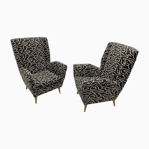 Vintage Armchairs by Giò Ponti, 1950s, Set of 2