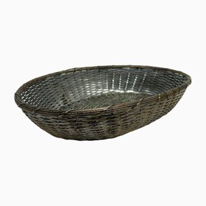 Silver Metal Basket from Christofle, 1970s