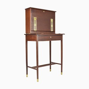 French Sheraton Revival Console Desk, 1930s