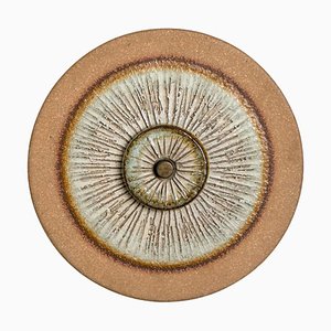 Runde Keramik Wandlampe von Axella, 1970