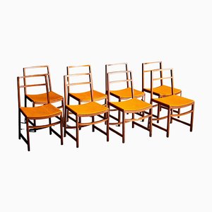 Chaises de Salle à Manger attribuées à Ico & Luisa Parisi pour Mim, Italie, 1950s, Set de 8