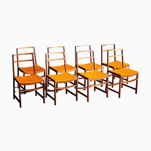 Dining Chairs attributed to Ico & Luisa Parisi for Mim, Italy, 1950s, Set of 8