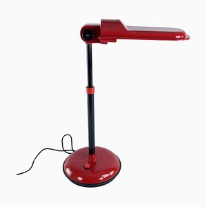 Red Desk Lamp from Mazda, 1980s