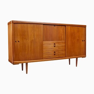 Dänisches Mid-Century Teak Highboard von HWKlein für Bramin, 1960er