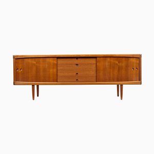 Credenza in teak di HWKlein per Bramin, Danimarca, anni '60