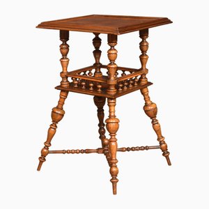 Walnut 2-Tier Occasional Table