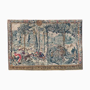 Vintage French Hand Printed Aubusson Tapestry from Bobyrugs, 1960s